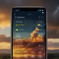 W 3 krokach ustawisz pogodę na ekranie telefonu. To bardzo proste!