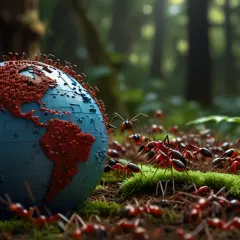 Ile mrówek żyje na świecie? Liczba, która wprawia w osłupienie!