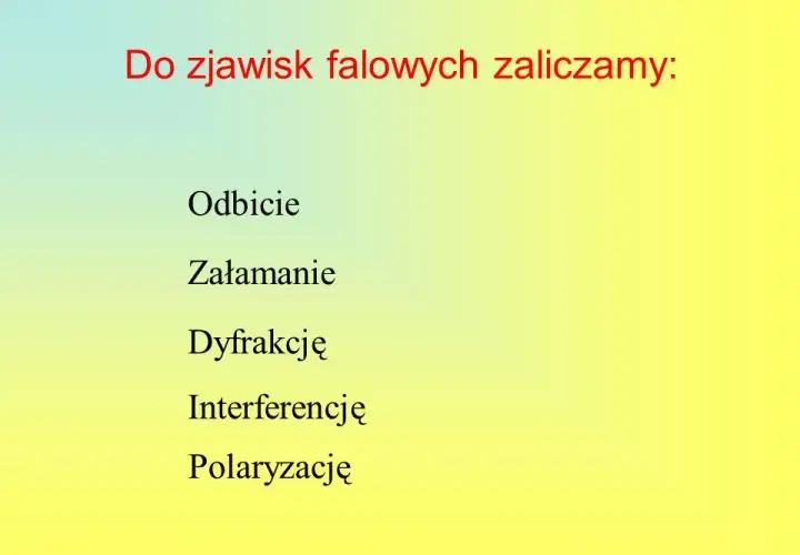 Zjawiska falowe w fizyce - wszystko co musisz wiedzieć o falach i ich naturze