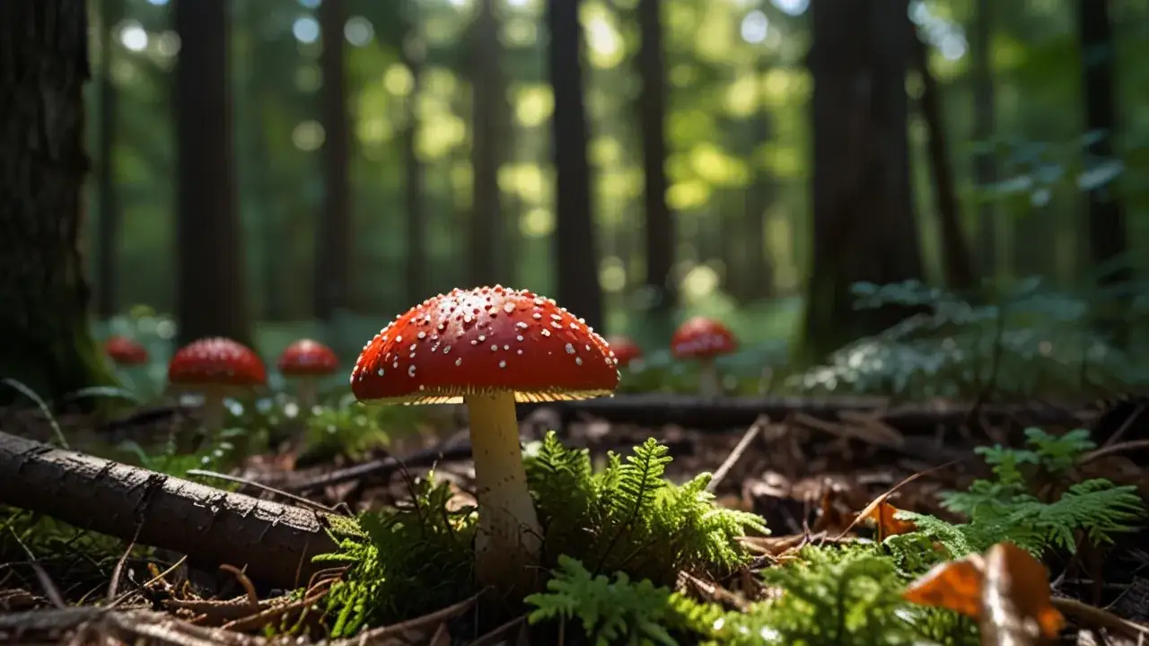 Zdjęcie Czerwony muchomor: Piękny i śmiertelnie niebezpieczny grzyb leśny